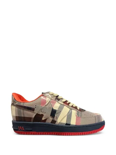 Sneakerși A Bathing Ape® în carouri cu imagine