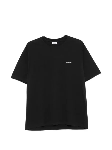Scurt tricou Vetements cu imagine negru