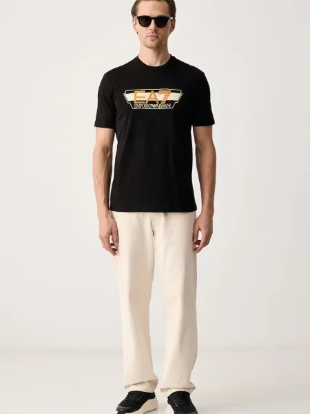 Emporio Armani tričko pánske čierna