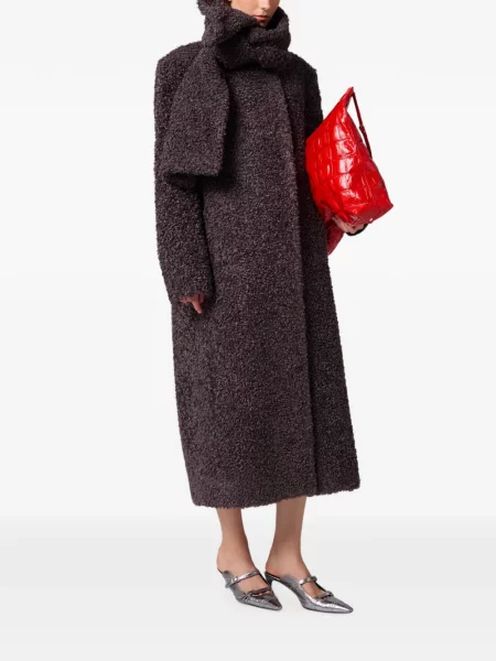 Bouclé palton Msgm violet