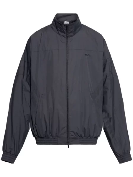 Geacă Vetements cu broderie negru