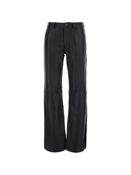 Pantaloni Grifoni din piele negru
