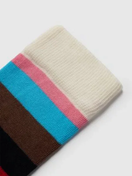 Skarpetki Happy Socks Pride Stripe w kolorze białym wielokolorowe białe
