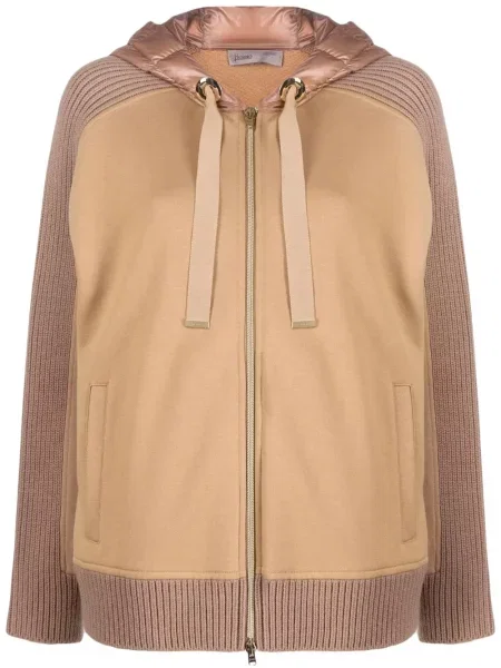 Geacă Herno cu glugă maro