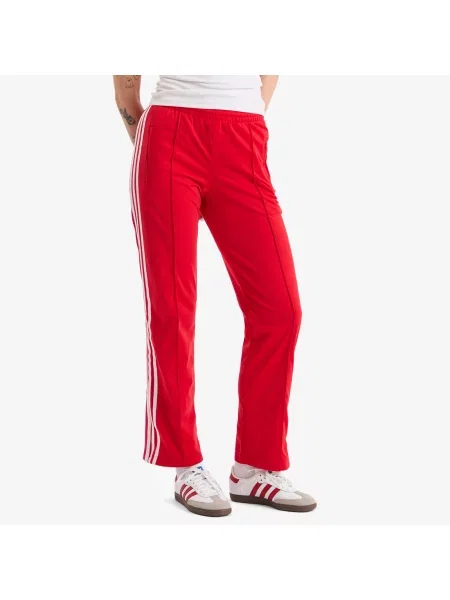 Spodnie dresowe Adidas do biegania czerwone