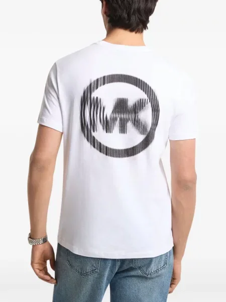 Tricou Michael Kors cu imagine alb