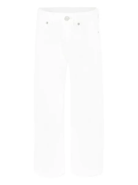 Jeansy straight leg dziecięce Diesel białe