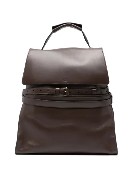 Curea Moschino cu cataramă maro