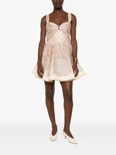 Rochie mini Zimmermann cu imagine evazată