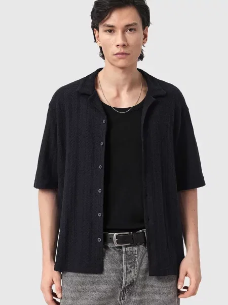 AllSaints koszula TRACE czarna