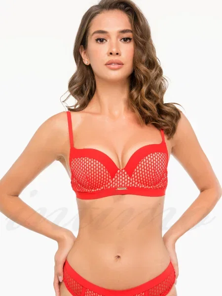 Верх купальника Push Up червоний