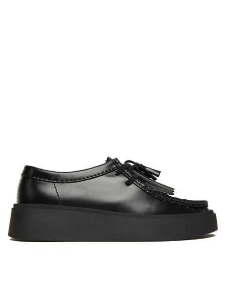 Pantofi Clarks cu șireturi negru