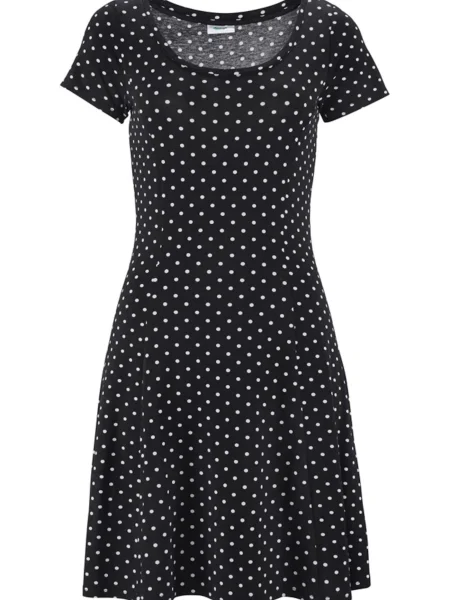 BEACH TIME Rochie de plaja negru alb