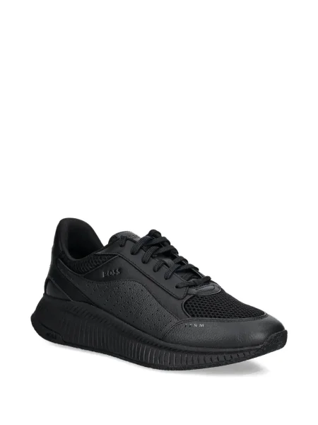 Sneakerși Boss plasă negru