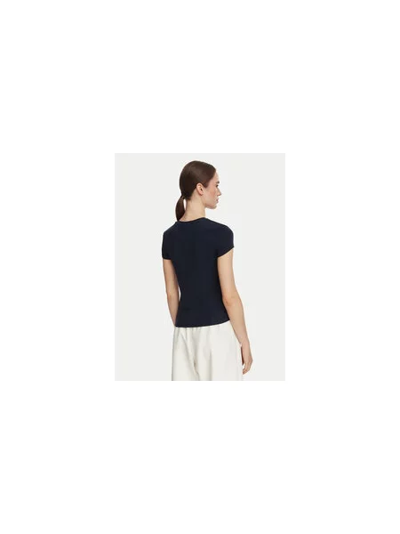 Guess Majica Mornarsko Slim Fit modra