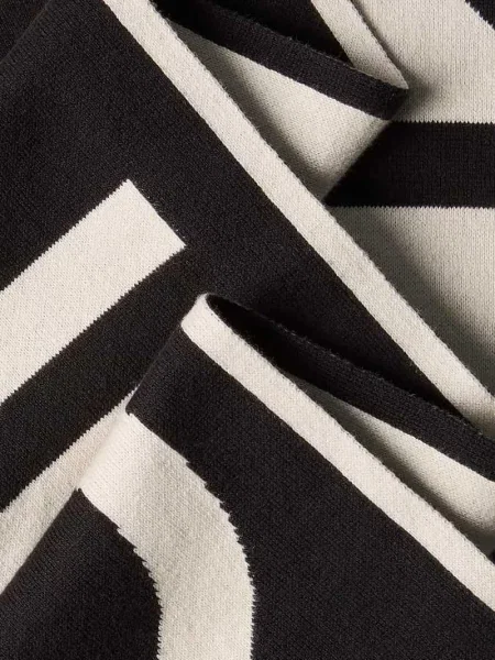 Calvin Klein szalik z bawełną czarna