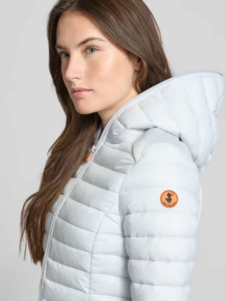 Kurtka pikowana o kroju slim fit z dwustronnym zamkiem błyskawicznym model ‘Daisy’ Save The Duck