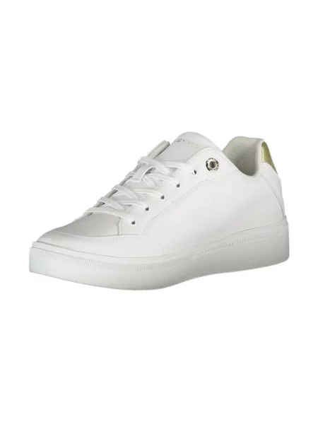 Trampki Tommy Hilfiger skórzane sznurowane białe