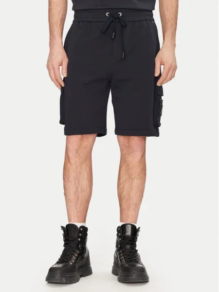 Moose Knuckles Pantaloni scurți sport Hartsfield Bleumarin