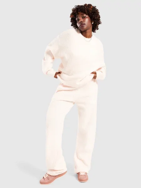 Adidas Spodnie Knit Essentials Boucle Pants różowe