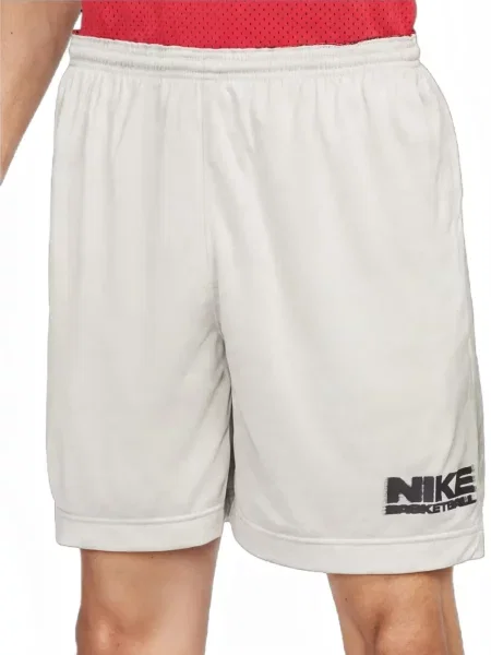 Prugasta vesta Nike s okruglim izrezom od flisa crvena