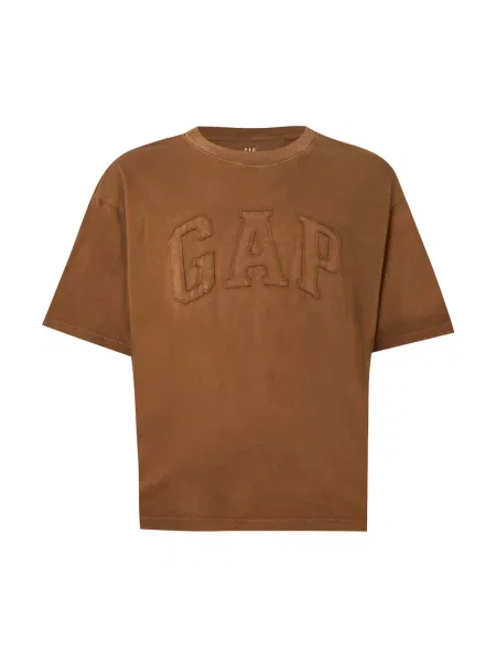 GAP Tricou EVERYDAY caramel maro