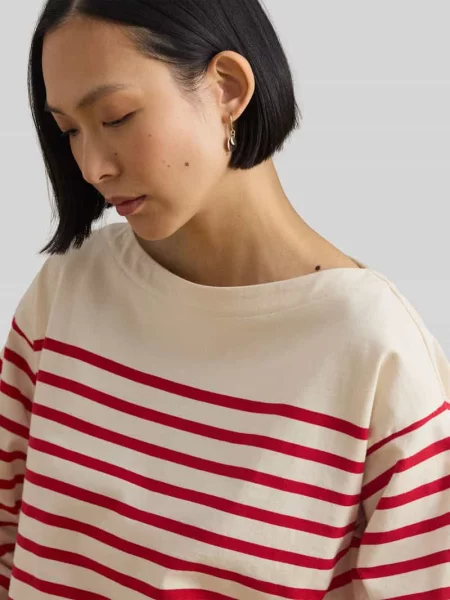 Sweter w kroju regular fit z czystej bawełny Lauren Ralph Lauren czerwony