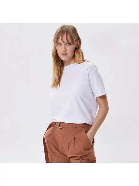 Lacoste Koszulka Lacoste biała