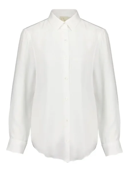 Cămașă Paula de mătase alb