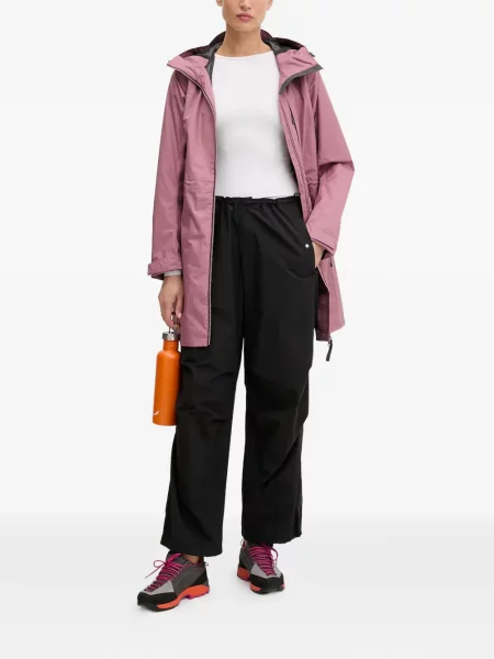 Kapucnis kabát Helly Hansen nyomtatás rózsaszín