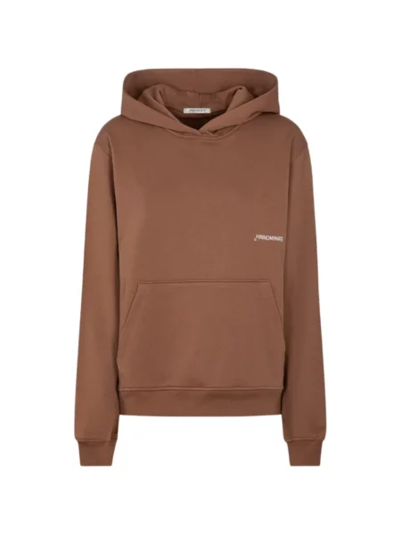 Пуловер Hinnominate с качулка кафяво