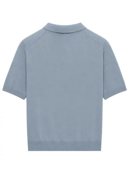 Scurt tricou polo Tombolini albastru