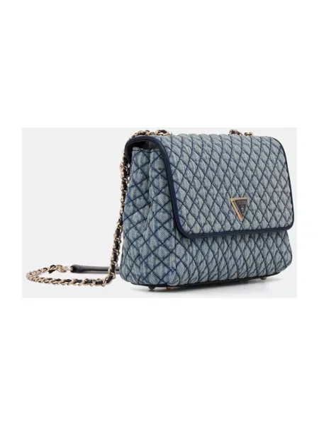 Guess torebka crossbody GIULLY niebieska