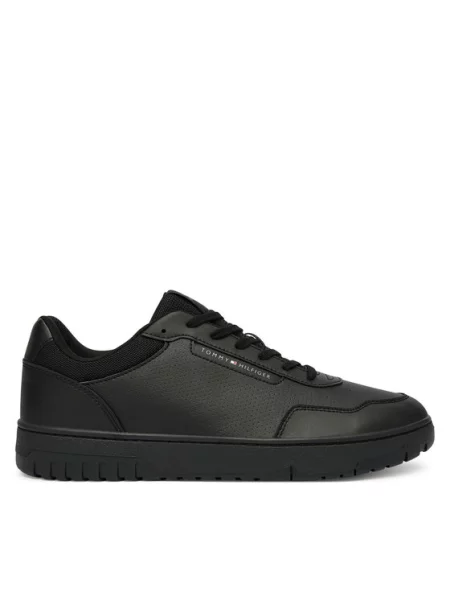 Tommy Hilfiger Superge Th Basket Core Lite Lth črna