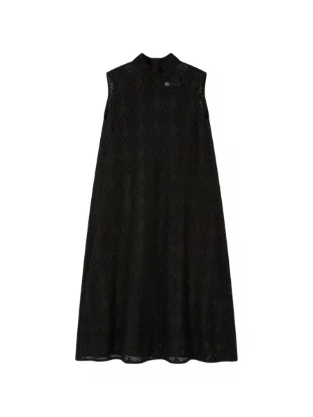 Croșetat rochie Tomboy de costum negru