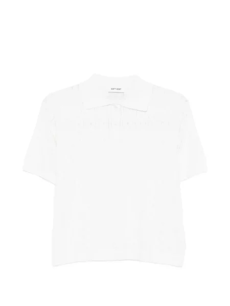 Polo Soft Goat fără armătură alb