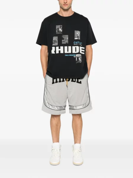 Pantaloni scurți Rhude cu imagine gri