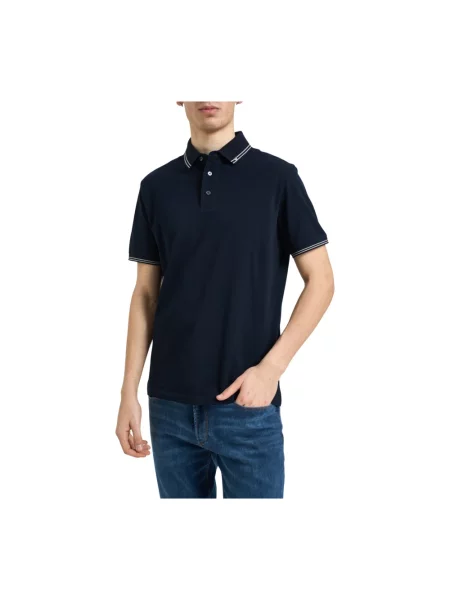 Koszulka polo Emporio Armani niebieska