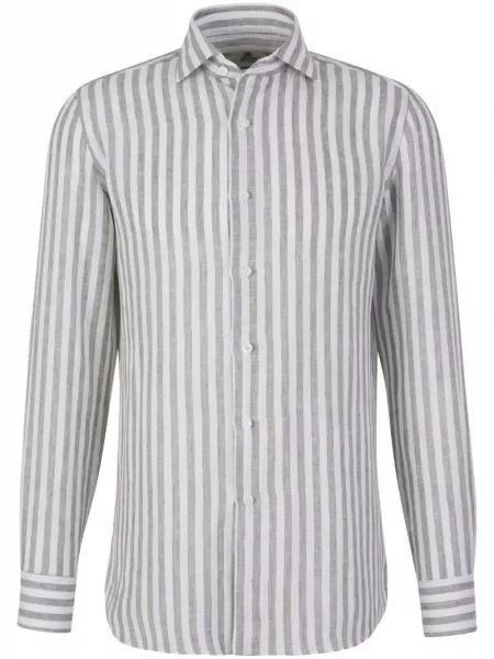 Košile Luigi Borrelli šedá