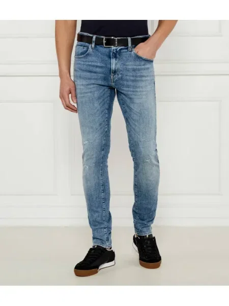 G- Star Raw Blugi Revend FWD | Skinny fit albastru