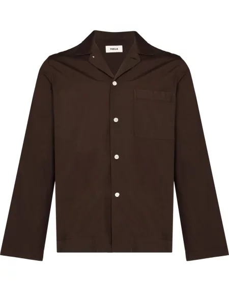 Dlouhá košile Tekla hnědá