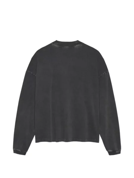 Lung tricou New Amsterdam cu imagine gri