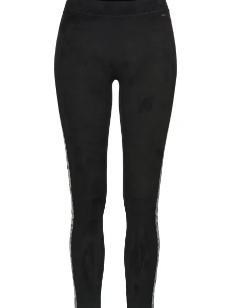 LASCANA Leggings gri negru
