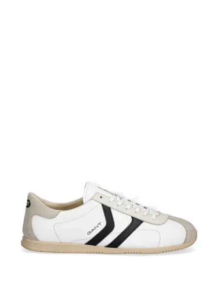 Sneakerși Gant cu șireturi din dantelă alb
