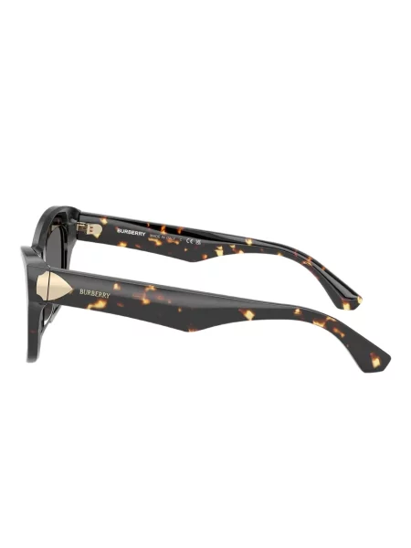 Ochelari de soare Burberry Eyewear cu imprimeu geometric maro