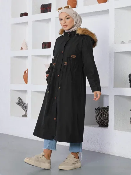 MODAMIHRAM Zimní bunda černá