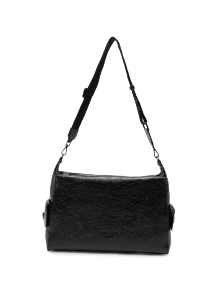 Geanta crossbody Ermanno Firenze din piele negru