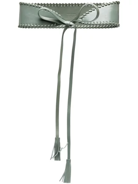 Curea Twinset din piele verde
