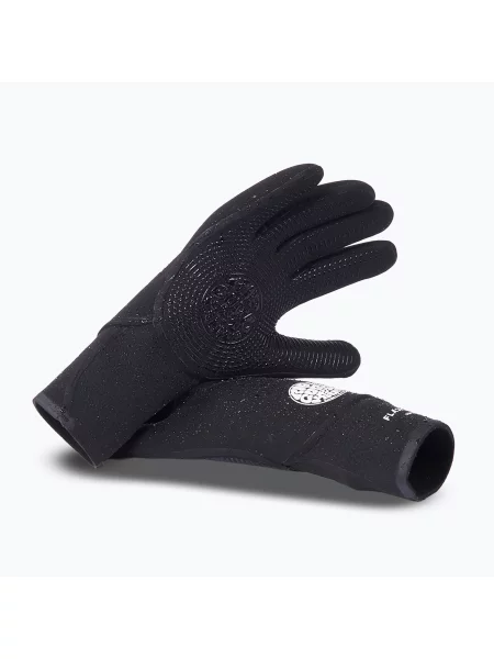 Neoprén kesztyűk Rip Curl Flashbomb mm 5 Finger black. Méret: S fekete