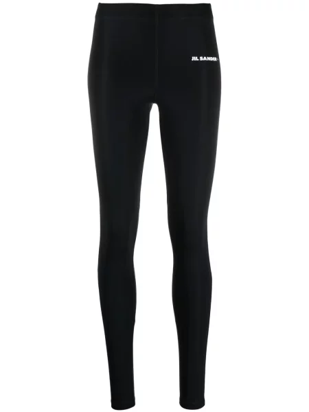 Leggings Jil Sander cu imagine negru